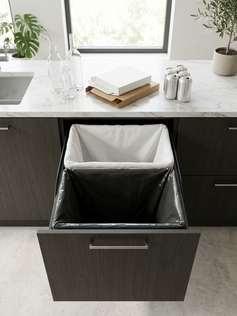 Sac en tissu pour poubelle de tri
